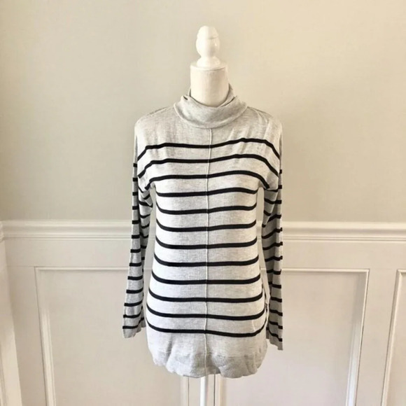 Stitch Fix 41Hawthorn NWOT Striped Cowl Sweater S - Picture 1 of 5